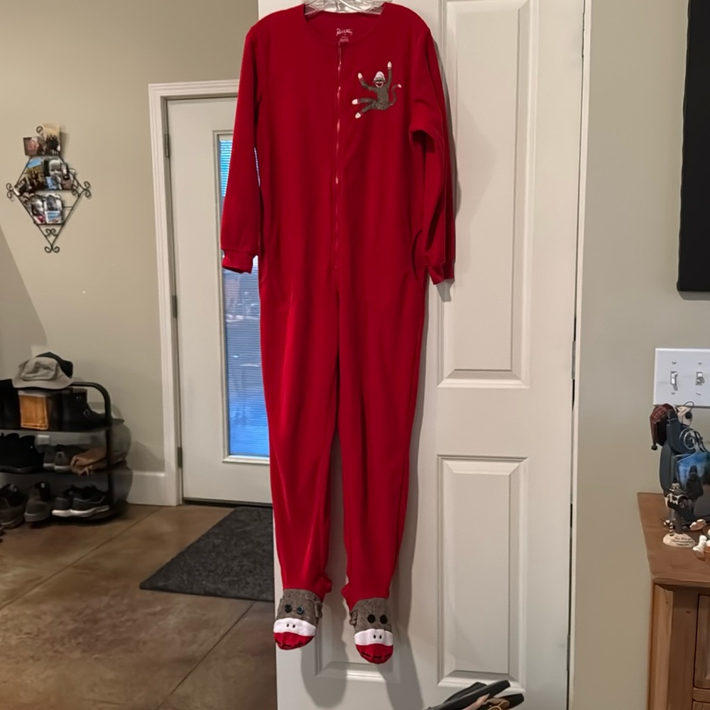 Nick & Nora Monkey One Piece Pajamas With Monkey Feet